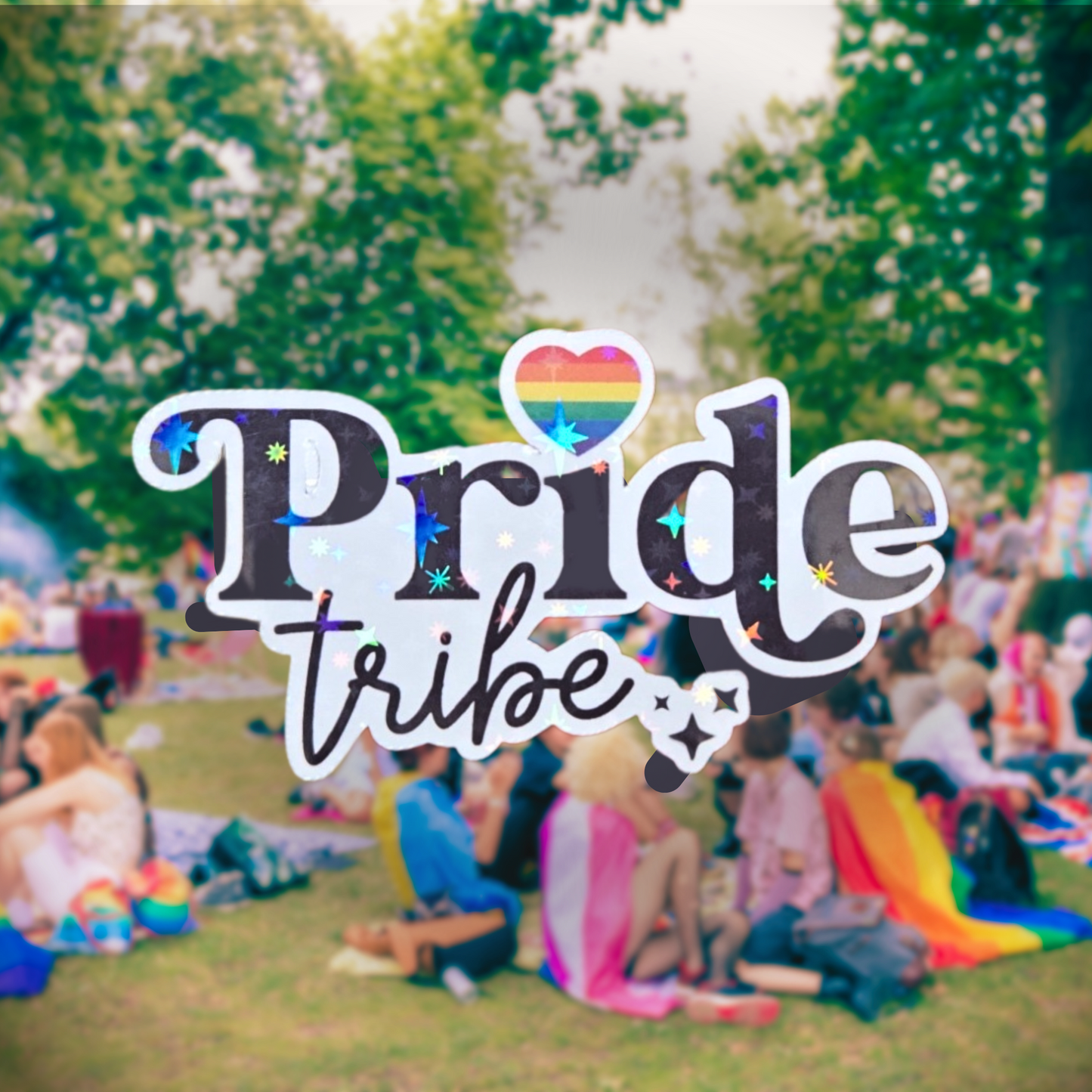 Pride Tribe Sticker - Holographic