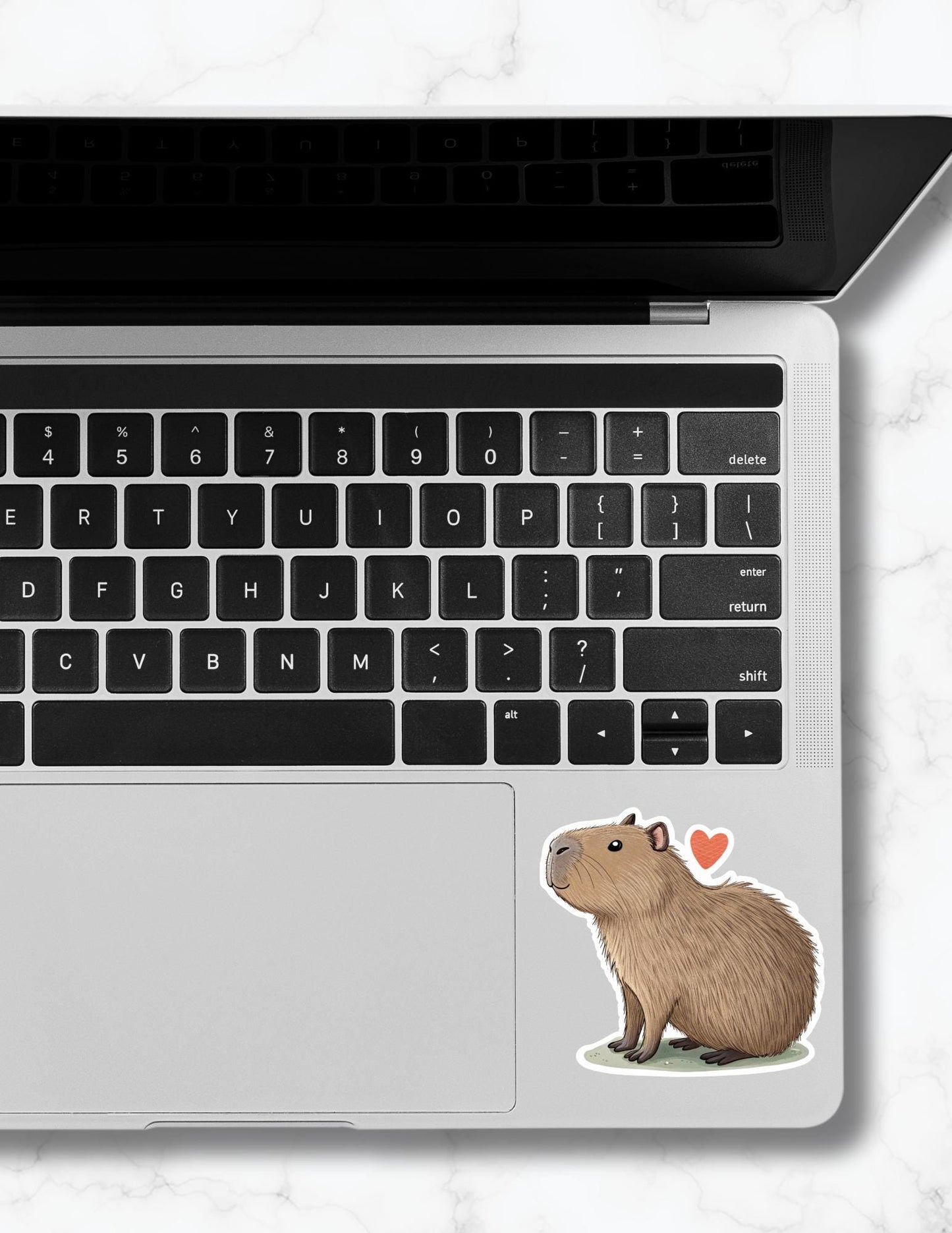 Capybara Vinyl Sticker – Animal Sicker for Capybara Lovers, Cute Water-loving animal