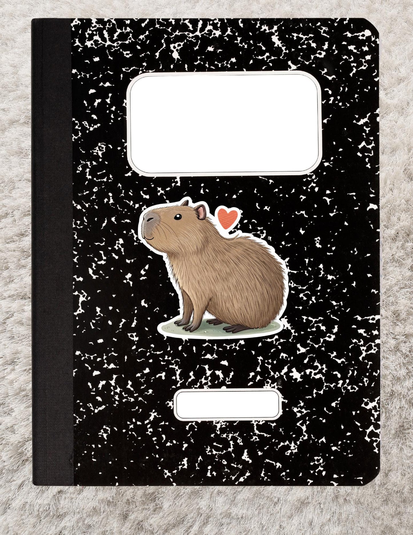 Capybara Vinyl Sticker – Animal Sicker for Capybara Lovers, Cute Water-loving animal