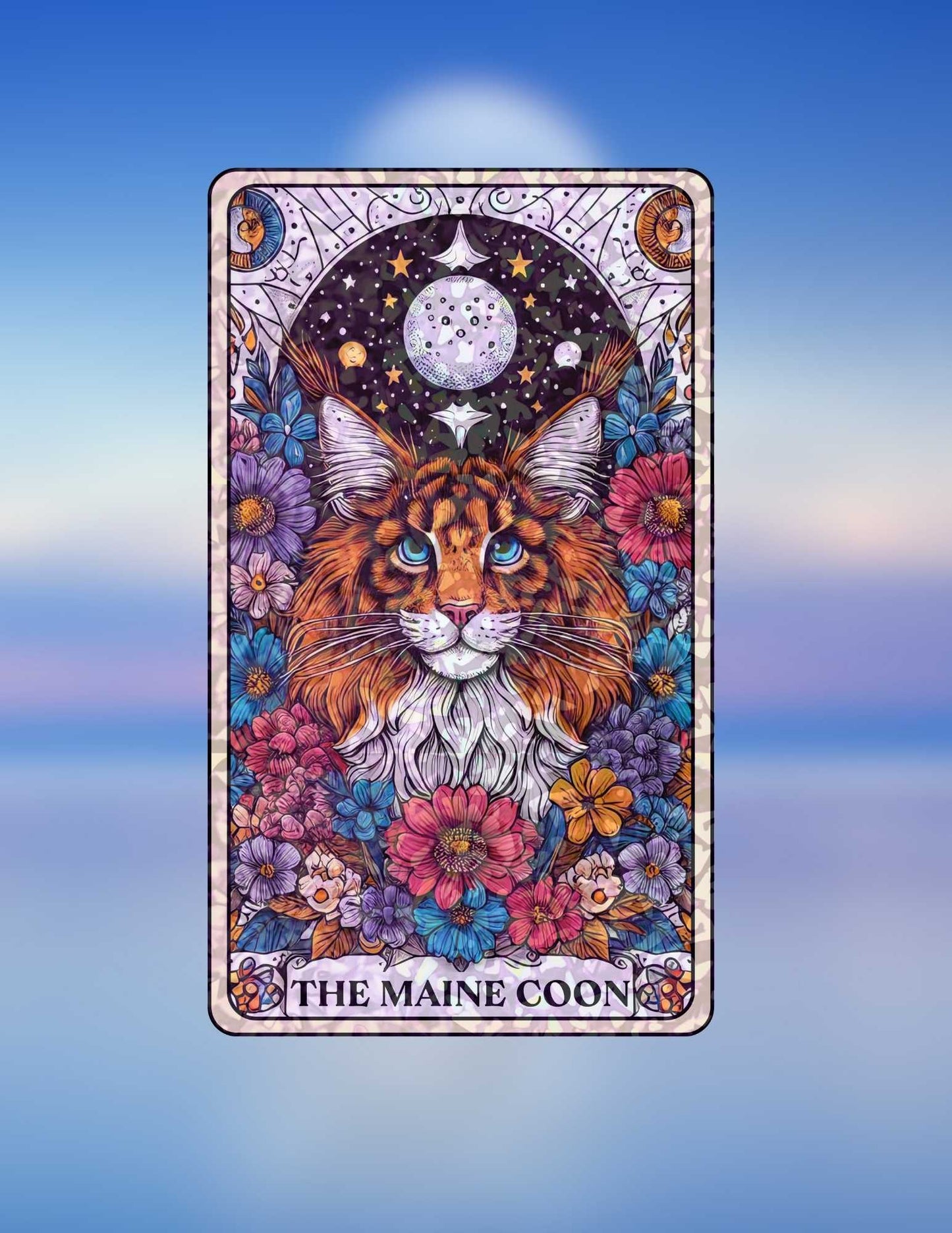 Bundle: Mystic Woodland Cats – Holographic Cat Tarot Sticker
