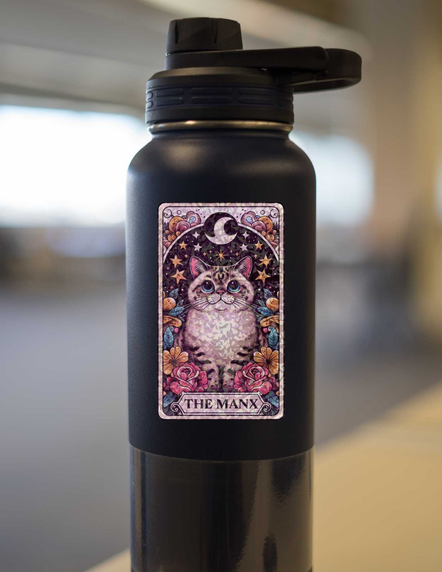 Bundle: Mystic Woodland Cats – Holographic Cat Tarot Sticker