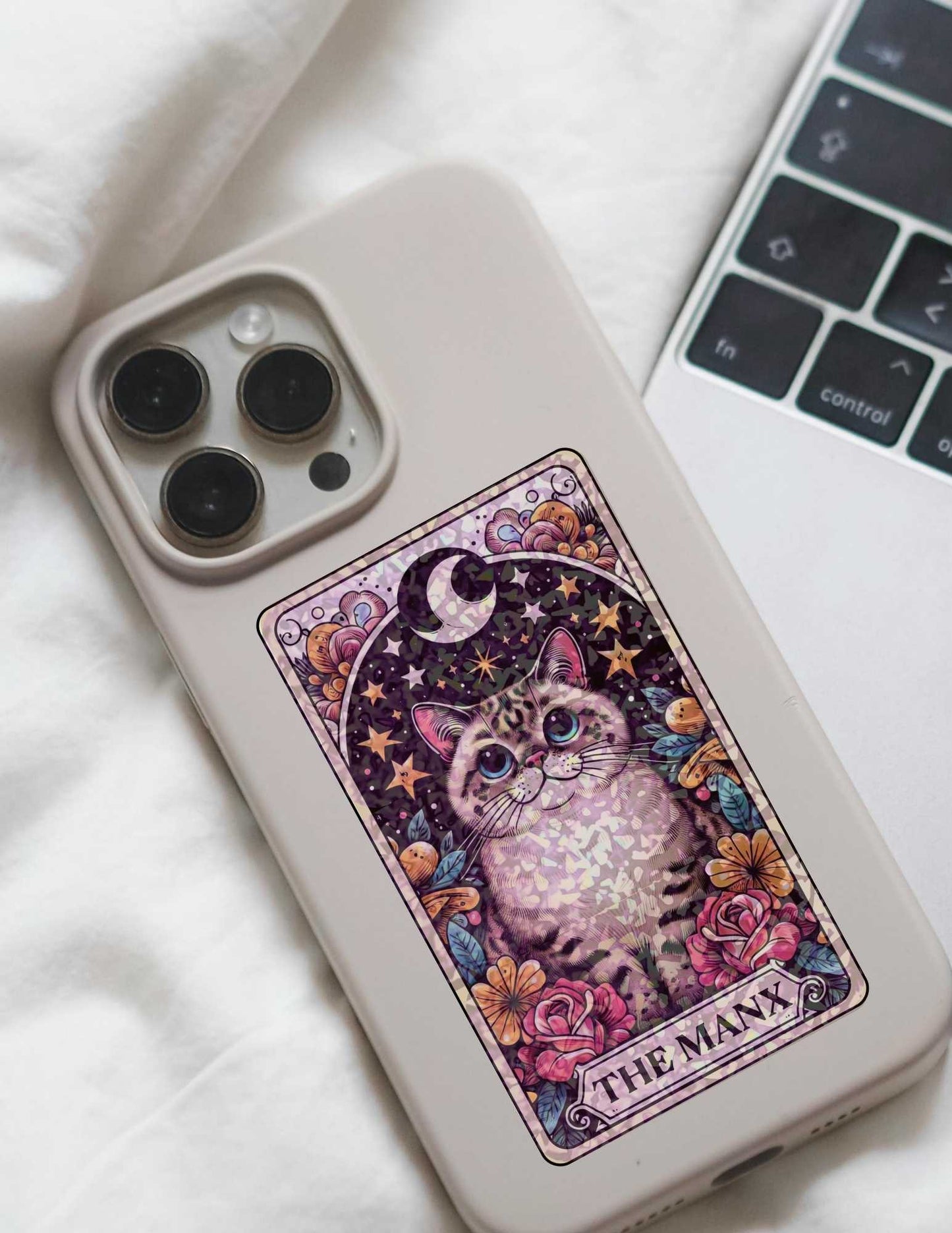 Bundle: Mystic Woodland Cats – Holographic Cat Tarot Sticker