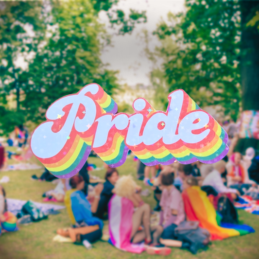 Pride Rainbow Sticker - Holographic