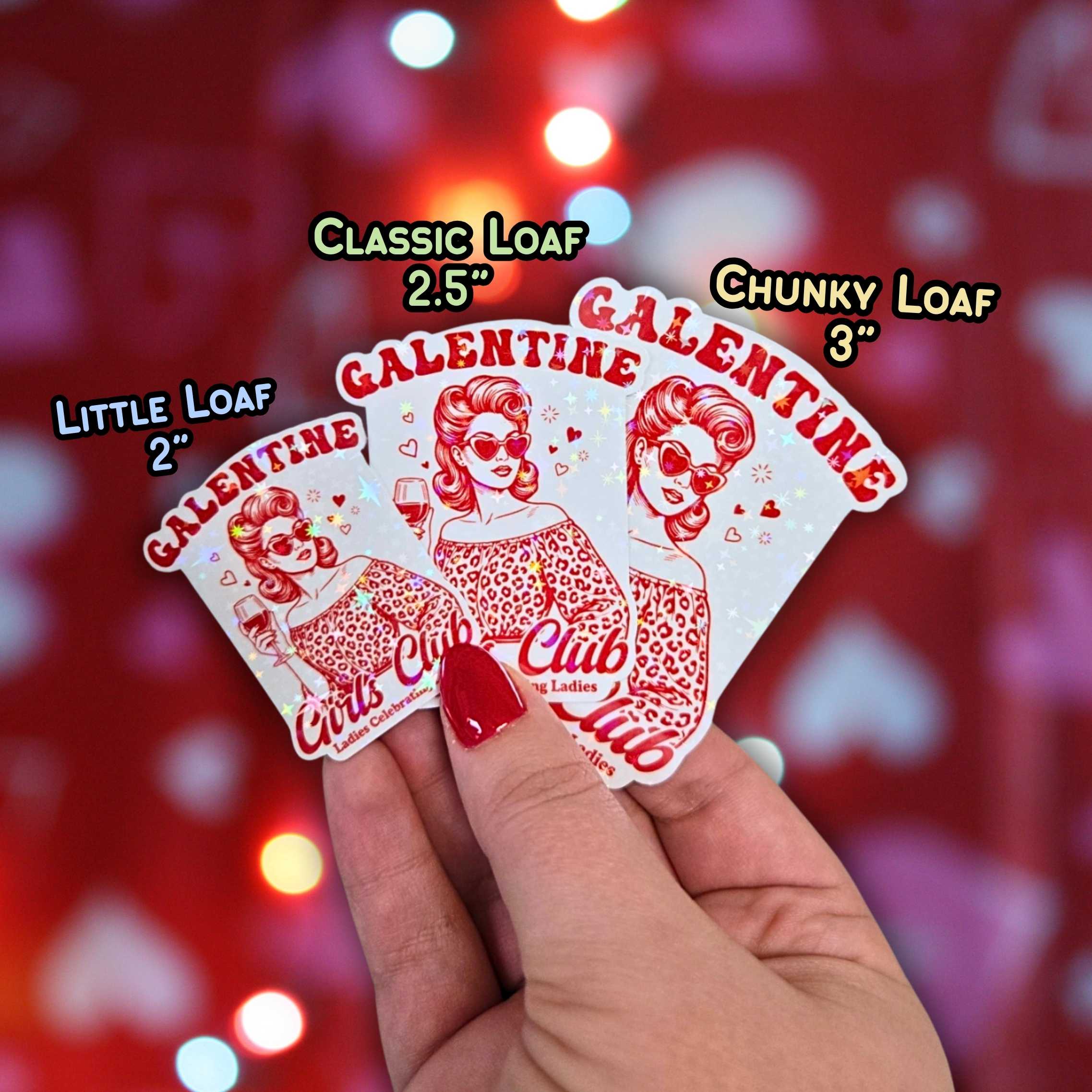 Galentine Girls Club (Retro Pin-up Style)