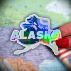 Alaska - Sticker - Holographic Sticker | The TabbyLoaf