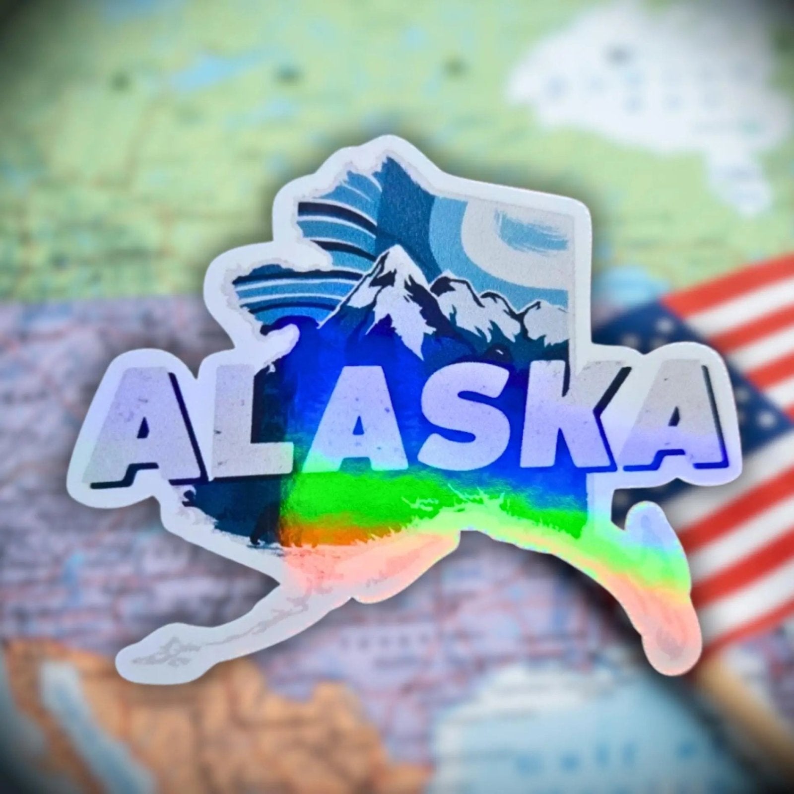 Alaska - Sticker - Holographic Sticker | The TabbyLoaf