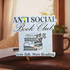 Anti Social Book Club - Sticker - Holographic Sticker | The TabbyLoaf
