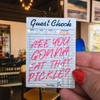 Are You Gonna Eat That Pickle? - Sticker - Holographic Sticker | The TabbyLoaf