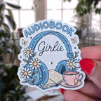 Audiobook Girlie - Sticker - Holographic Sticker | The TabbyLoaf