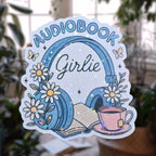 Audiobook Girlie - Sticker - Holographic Sticker | The TabbyLoaf
