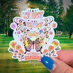 Be The Good See The Good - Sticker Holographic Sun & Moon Vinyl Sticker, Positive Quote Waterproof Laptop, Boho Decor, Spiritual Reminder - Holographic Sticker | The TabbyLoaf