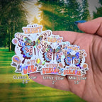 Be The Good See The Good - Sticker Holographic Sun & Moon Vinyl Sticker, Positive Quote Waterproof Laptop, Boho Decor, Spiritual Reminder - Holographic Sticker | The TabbyLoaf