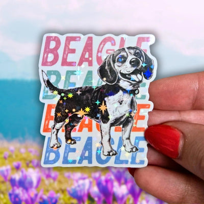 Beagle - Sticker - Holographic Sticker | The TabbyLoaf