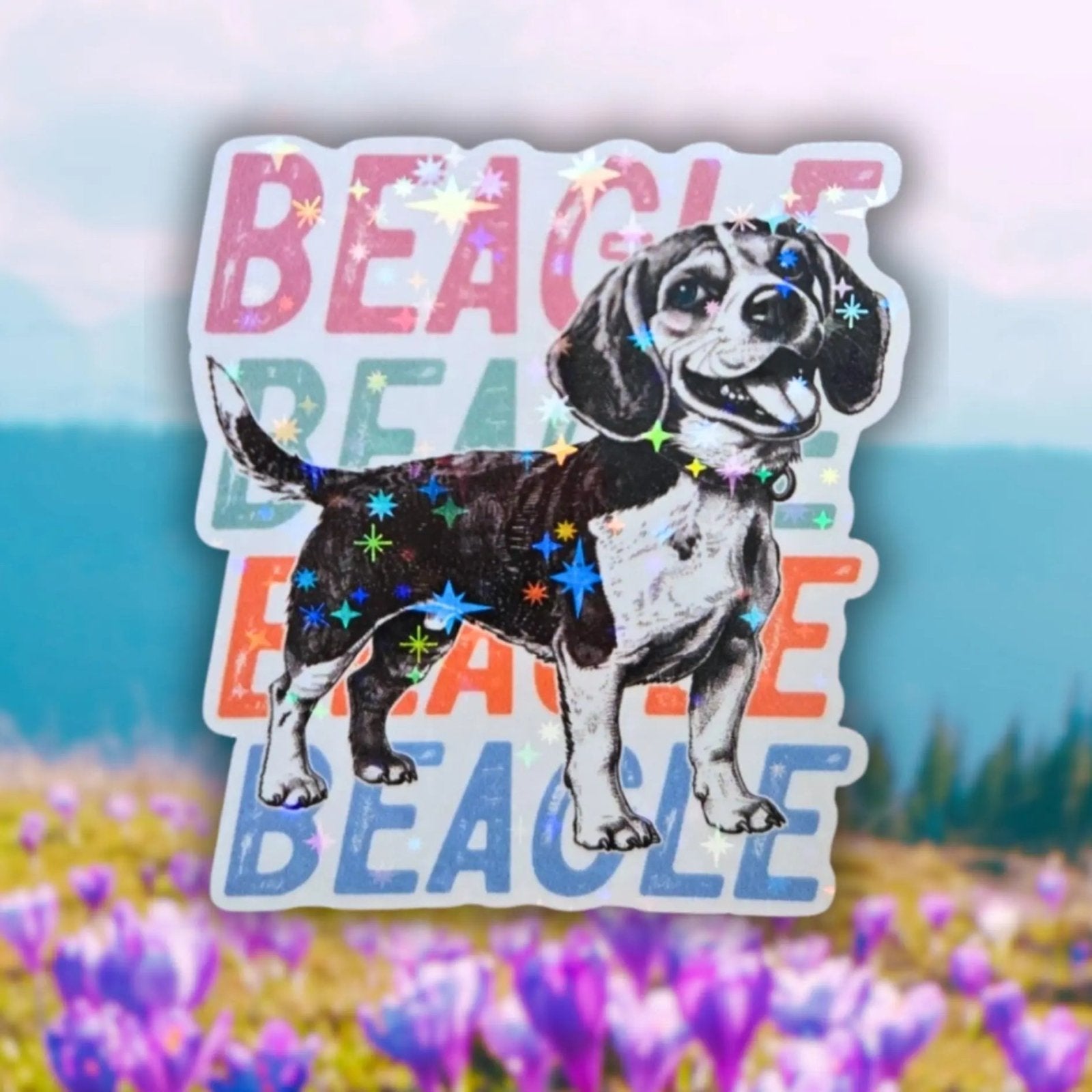 Beagle - Sticker - Holographic Sticker | The TabbyLoaf