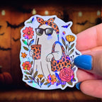 Boo - gie (Bougie) Ghost - Sticker - Holographic Sticker | The TabbyLoaf