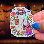 Boo - gie (Bougie) Ghost - Sticker - Holographic Sticker | The TabbyLoaf