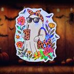 Boo - gie (Bougie) Ghost - Sticker - Holographic Sticker | The TabbyLoaf