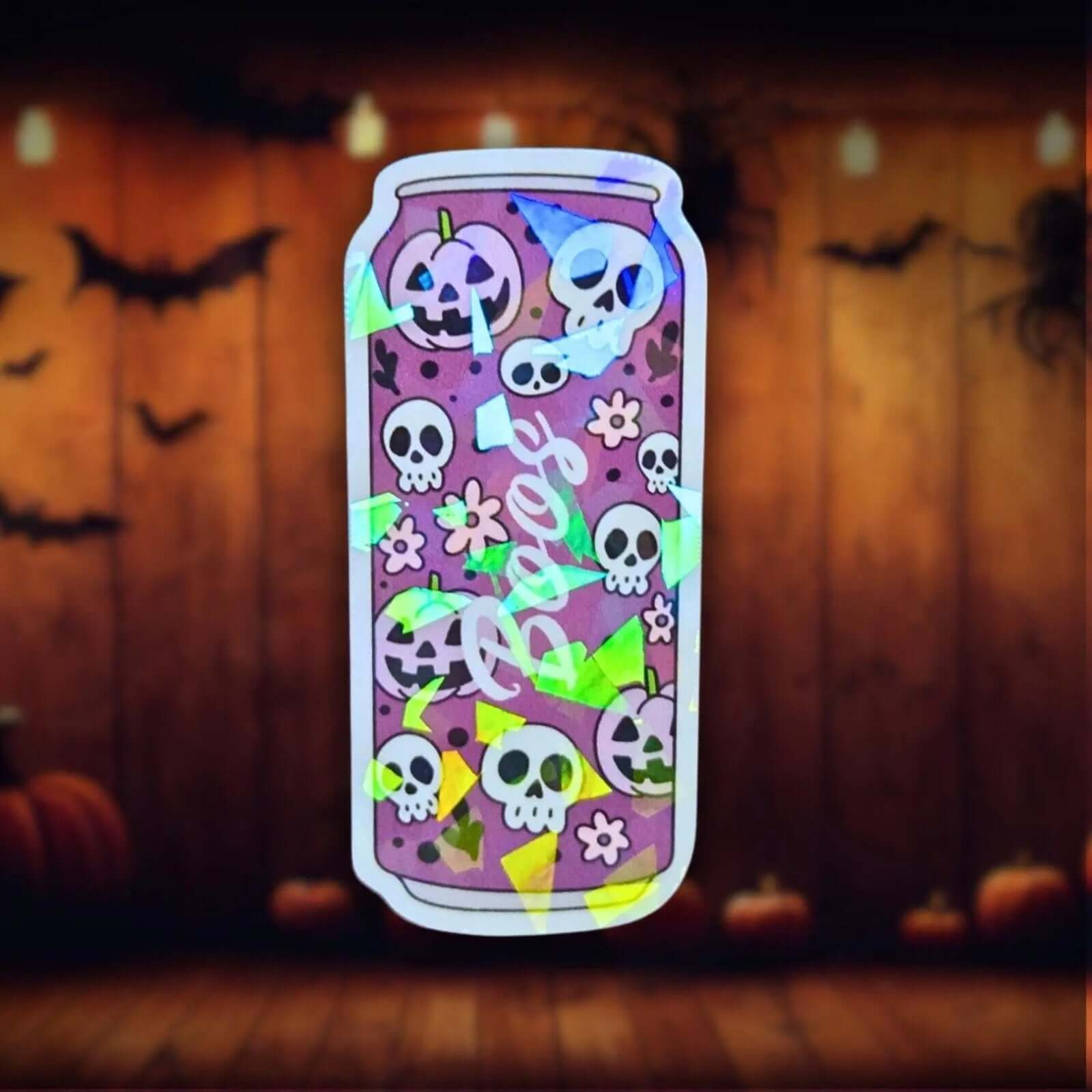 Boos Can - Sticker - Holographic Sticker | The TabbyLoaf