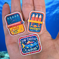 Canned Sardines - Sticker - Holographic Sticker | The TabbyLoaf