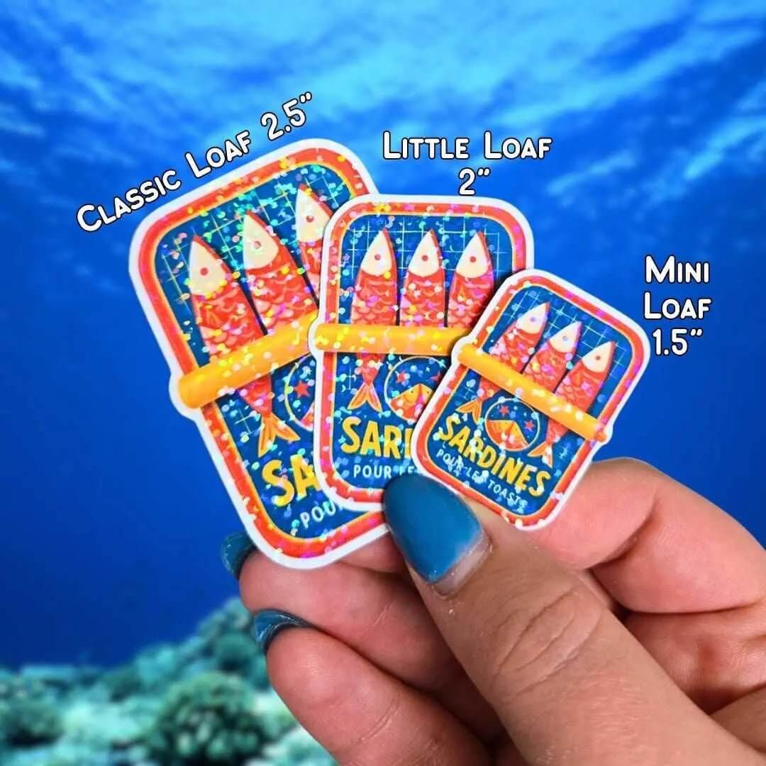 Canned Sardines - Sticker - Holographic Sticker | The TabbyLoaf