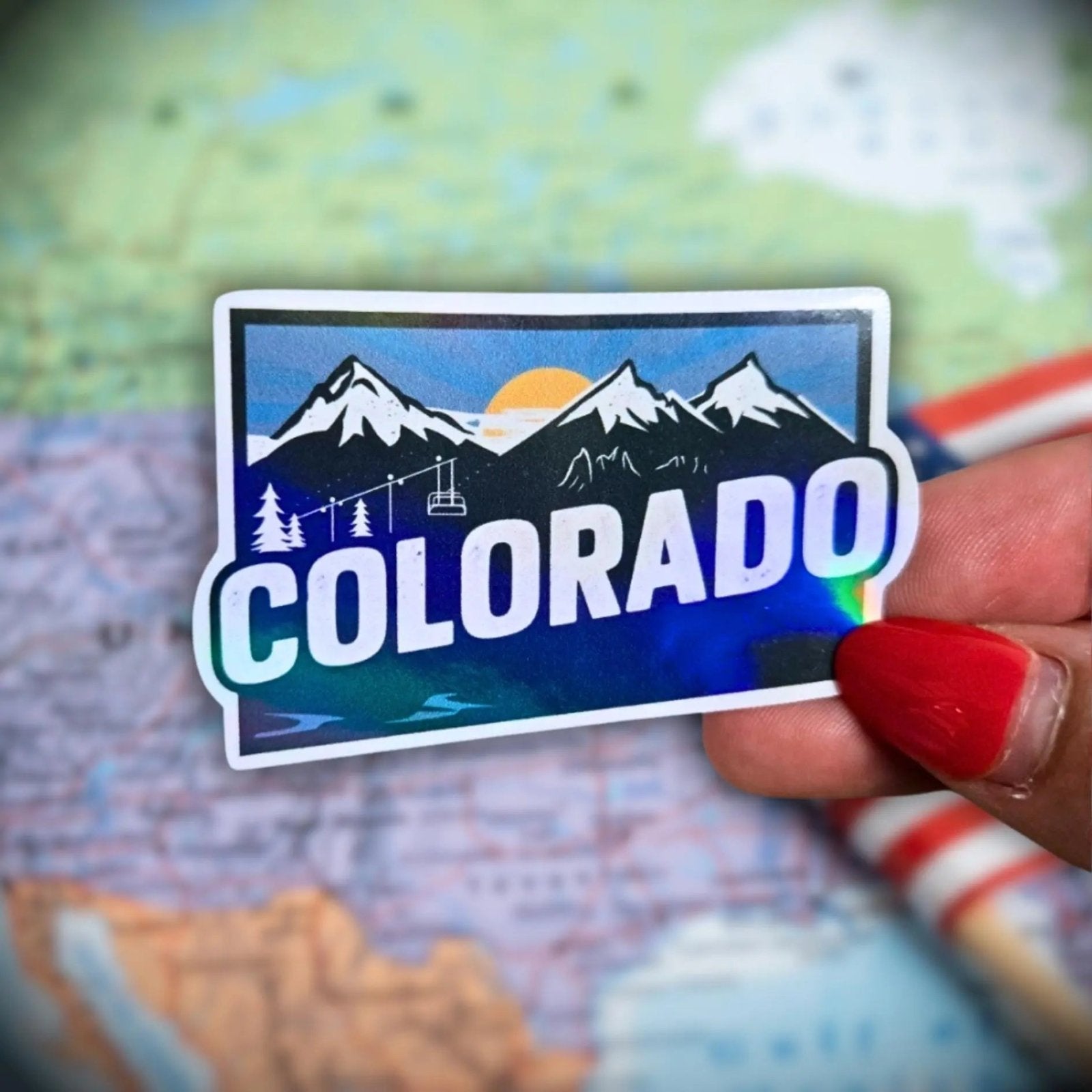 Colorado - Sticker - Holographic Sticker | The TabbyLoaf