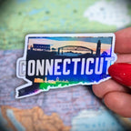 Connecticut - Sticker - Holographic Sticker | The TabbyLoaf