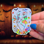 Dancing Skeleton - Sticker - Holographic Sticker | The TabbyLoaf