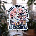 Easily Distracted By Books - Sticker - Holographic Sticker | The TabbyLoaf