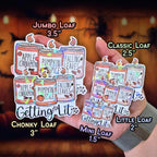 Fall Candles "Getting Lit" - Sticker Holographic Vinyl Sticker Fall Apple Cinnamon & Pumpkin Spice Candles Cute Autumn Sticker, Fall Smells - Holographic Sticker | The TabbyLoaf