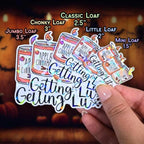Fall Candles "Getting Lit" - Sticker Holographic Vinyl Sticker Fall Apple Cinnamon & Pumpkin Spice Candles Cute Autumn Sticker, Fall Smells - Holographic Sticker | The TabbyLoaf
