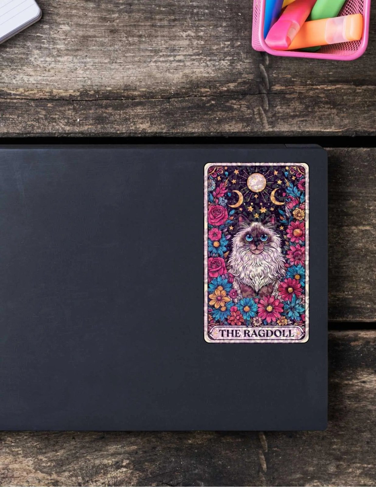 Floral & Celestial Set – Sticker Pack - Holographic Sticker | The TabbyLoaf