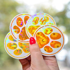 Floral Paw Print • Set 3 of 3 - Sticker Pack - Holographic Sticker | The TabbyLoaf