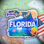Florida - Sticker - Holographic Sticker | The TabbyLoaf