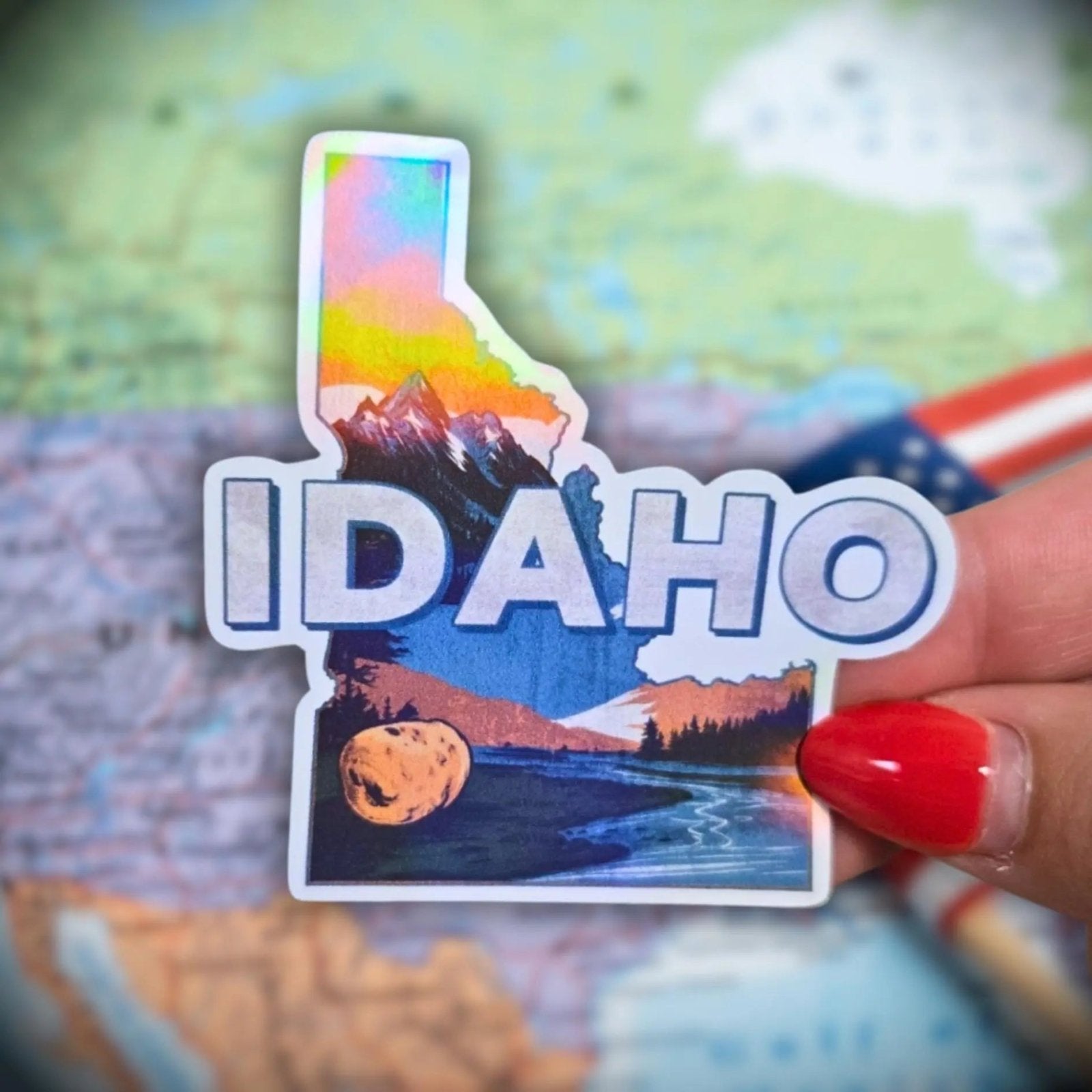 Idaho - Sticker - Holographic Sticker | The TabbyLoaf
