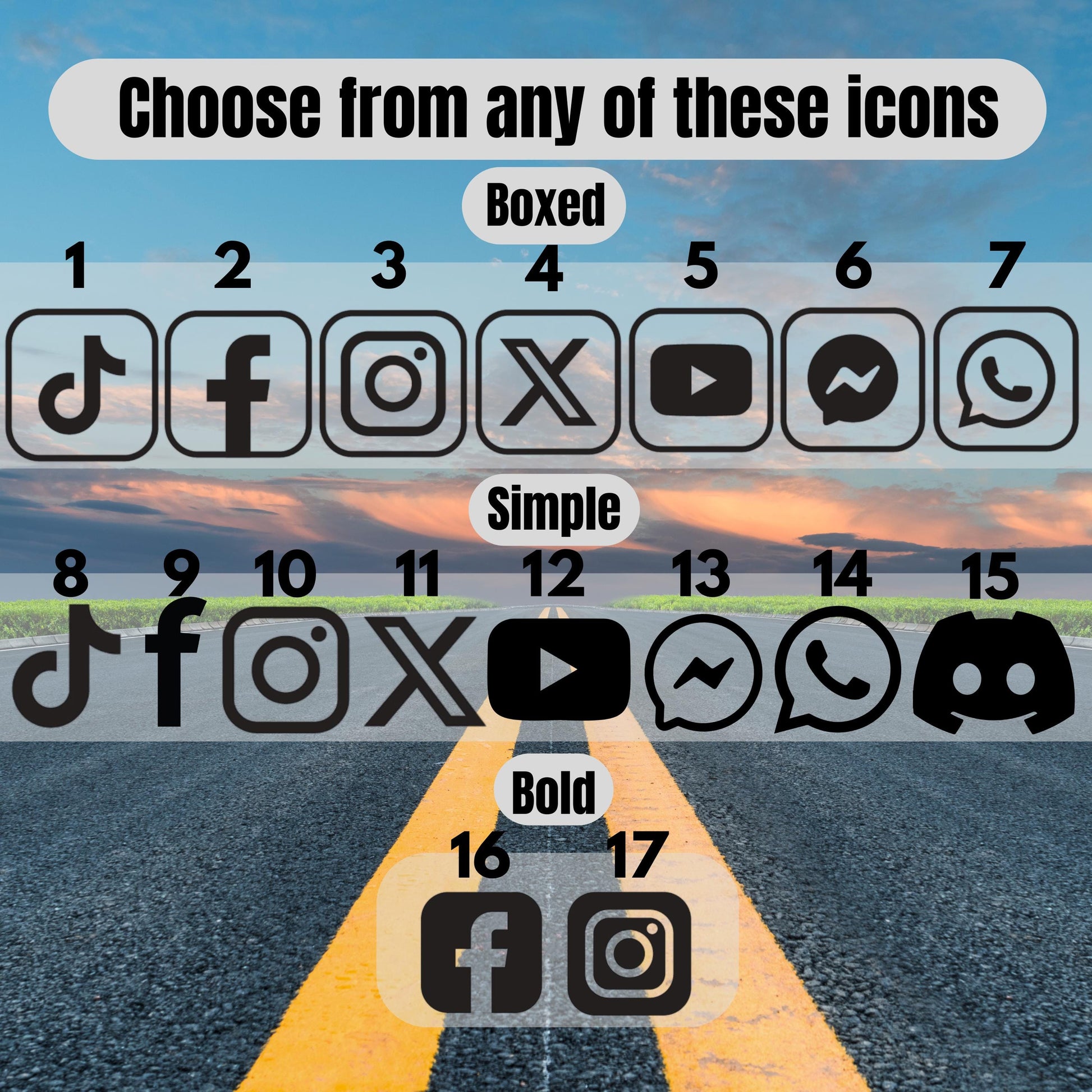 Custom Social Media Handle Decal • Personalized Car or Laptop Sticker for Business & Influencers • Vinyl IG TikTok YouTube Tag • Small Biz