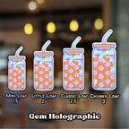 Floral (Libby) Iced Coffee Cup