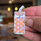 Floral (Libby) Iced Coffee Cup
