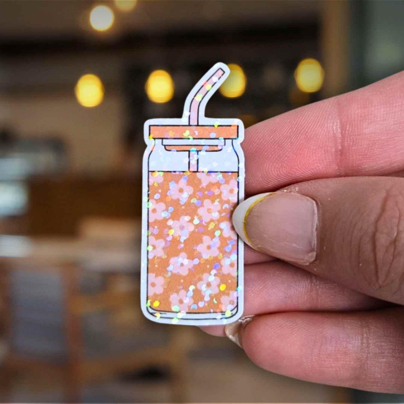Floral (Libby) Iced Coffee Cup