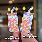 Floral (Libby) Iced Coffee Cup