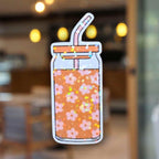 Floral (Libby) Iced Coffee Cup