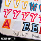 Magazine Alphabet Letters Sticker Sheet