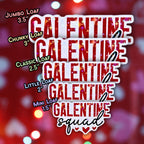 Galentine Squad - Holographic Sticker, Waterproof, UV Protected Vinyl, Party Favors for Galentine's Day, Wine and Gossip, Ladies Party Decor