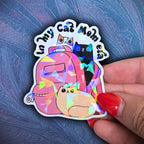 In My Cat Mom Era - Sticker - Holographic Sticker | The TabbyLoaf