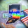 Indiana - Sticker - Holographic Sticker | The TabbyLoaf