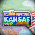 Kansas - Sticker - Holographic Sticker | The TabbyLoaf