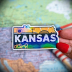 Kansas - Sticker - Holographic Sticker | The TabbyLoaf