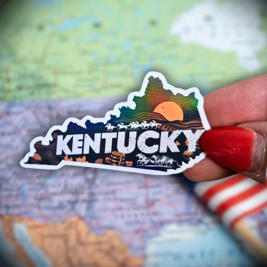 Kentucky - Sticker - Holographic Sticker | The TabbyLoaf