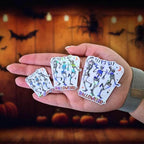 Let’s Get Halloweird - Sticker Holographic Dancing Skeletons | Funny Halloween Vinyl Sticker for Laptop, Water Bottle, Journals on Halloween - Holographic Sticker | The TabbyLoaf