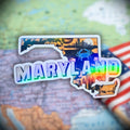 Maryland - Sticker - Holographic Sticker | The TabbyLoaf
