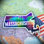 Massachusetts - Sticker - Holographic Sticker | The TabbyLoaf